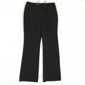 Byerwear Womens Pants Trouser Flare Boot Cut Black Mid Rise Dress 9